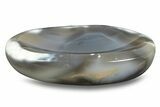 Polished Banded Agate Bowl - Madagascar #247356-2